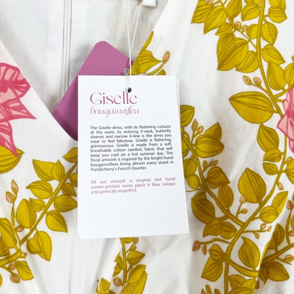 Beyond By Vera Giselle Floral Cutout Maxi Dress Size Medium - Picture 5 of 7